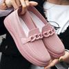 Woman Footwear Flat Pink Slip On Round Toe Shoes for Women Y2k Fashion 2025 New Aesthetic Offer Vulcanized Shoe Stylish Light In
