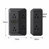 Surge Protector Outlet Extender Overload Protection Wall Adapter Professional Power Strip  Home
