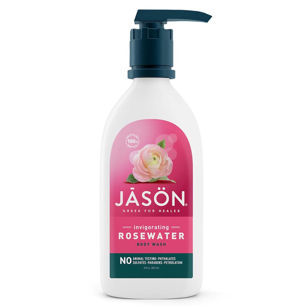 Jason Natural Products Сатиновый гель для душа с глицерином и розовой водой 887 мл
