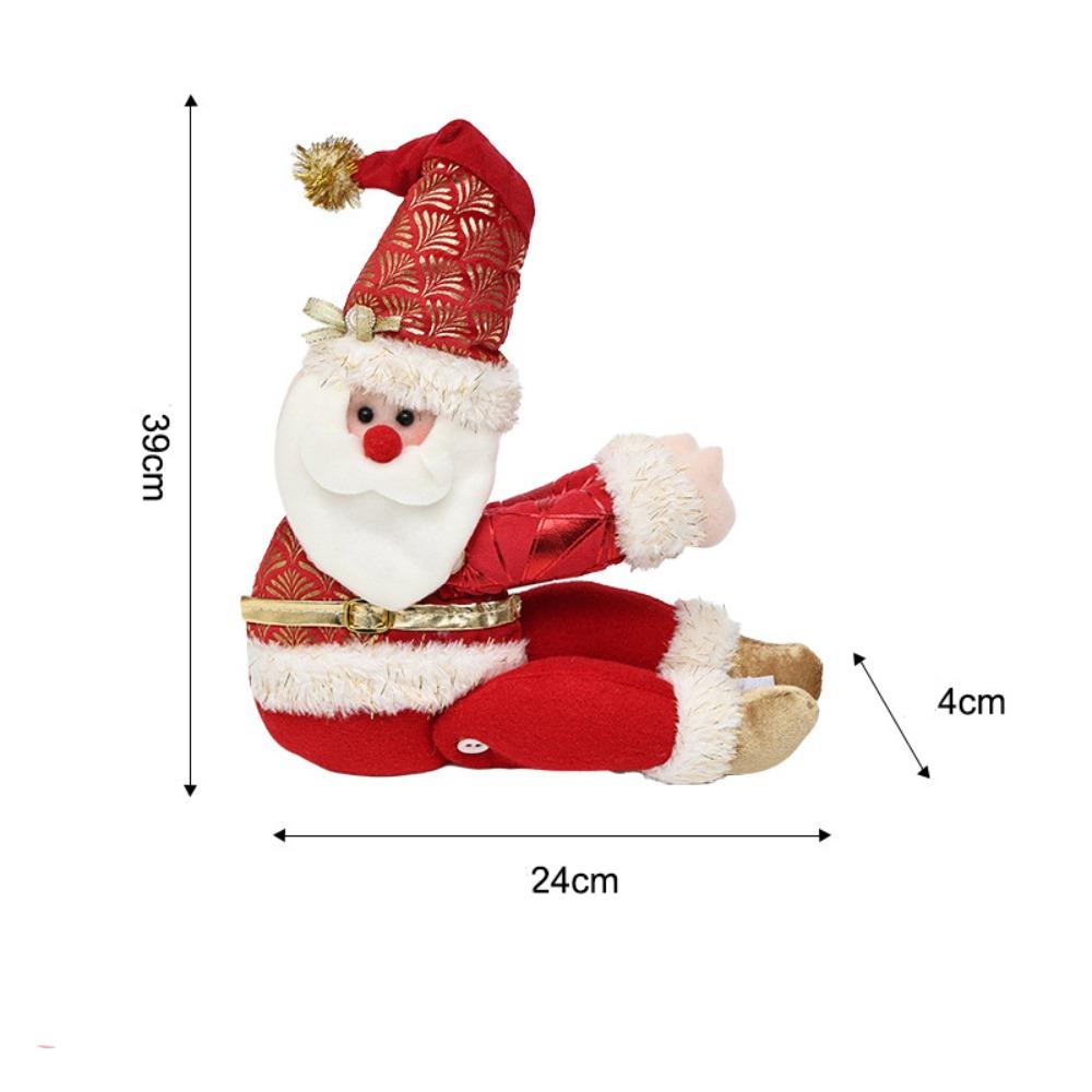 Santa Claus Curtain Clips Elk Christmas Curtain Buckle Xmas Curtain Buckle Home Decoration
