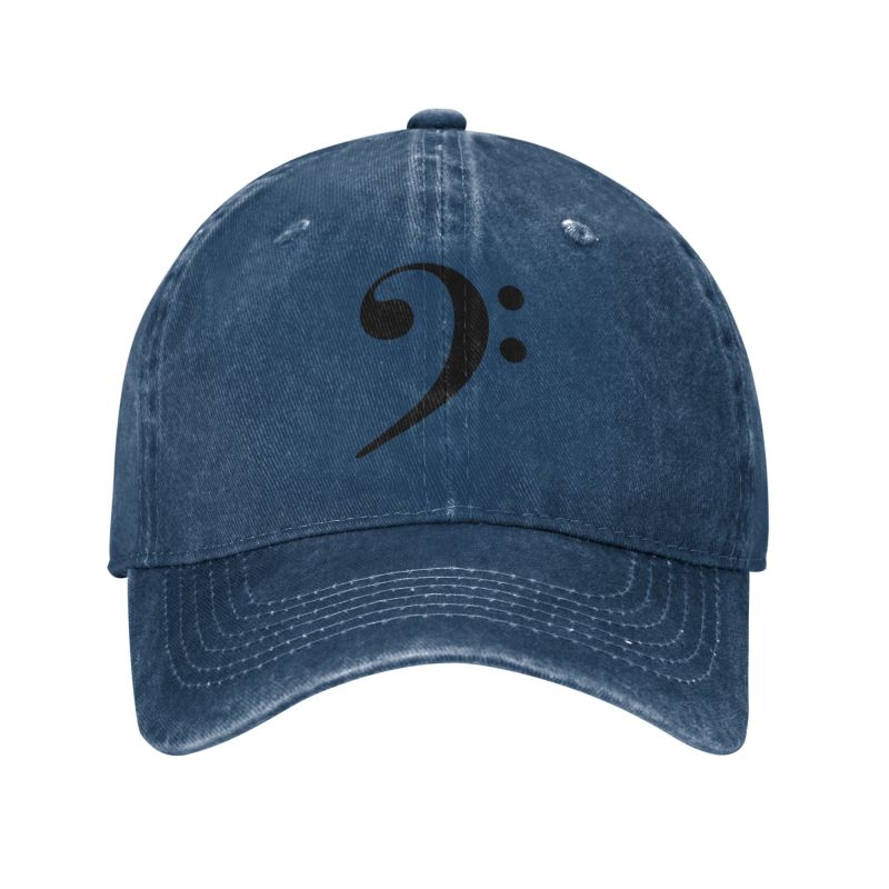 Bass Clef Music Symbol Baseball Cap Men Women Breathable Dad Hat Streetwear