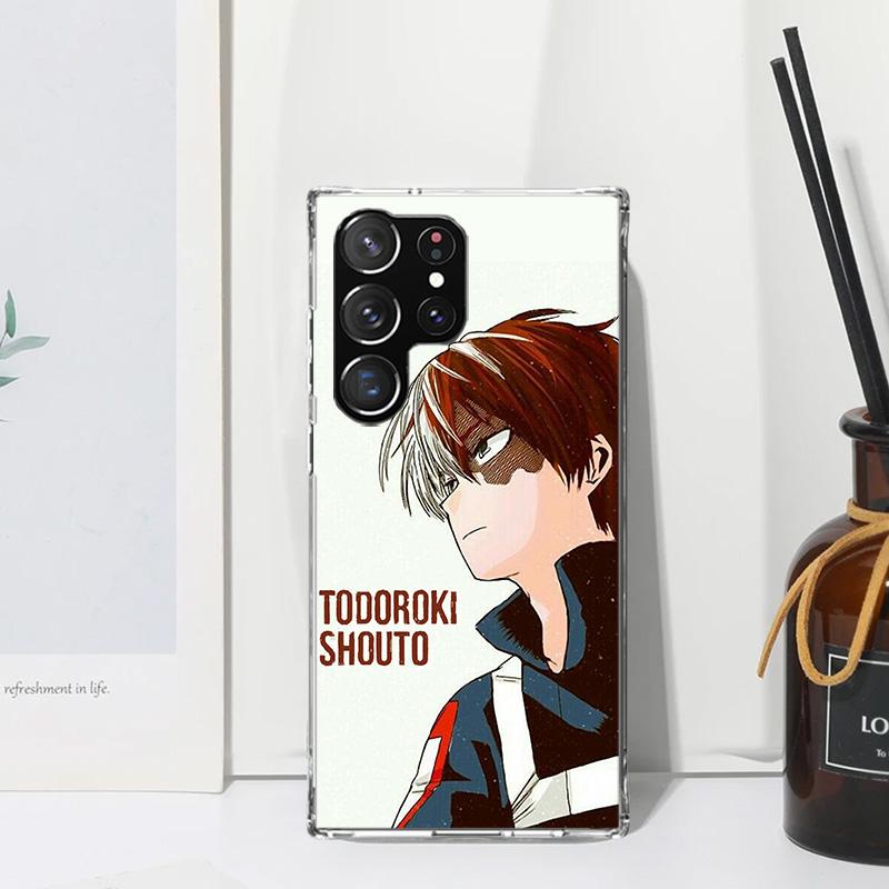 My Hero Todoroki Shoto Phone Case For Samsung Galaxy S26 S25 Edge S24 FE S23 S22 Ultra S21 Plus S20 + Art Fundas Back Cover Gala