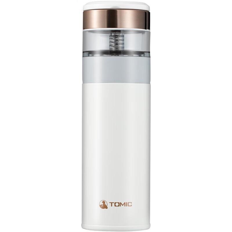 Термобутылка Temec 370 мл с разделением для чая и воды