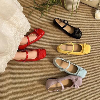 Туфли-лодочки с квадратным носком, неглубоким вырезом, ремешком на одно слово, одинарные туфли с юбкой, туфли Мэри Джейн, женская обувь, летние новые модели