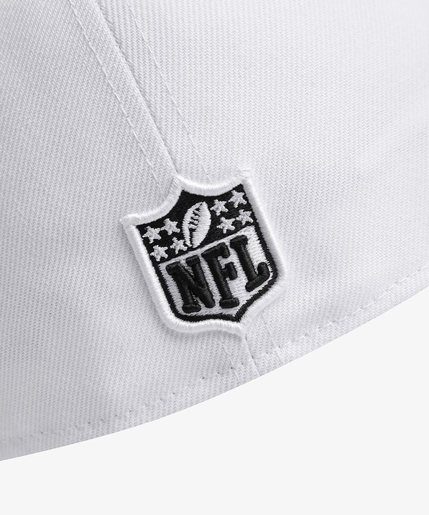 New Era Кепка NFL Las Vegas Raiders Базовая Приталенная All-Tic Белый/Черный 15131687