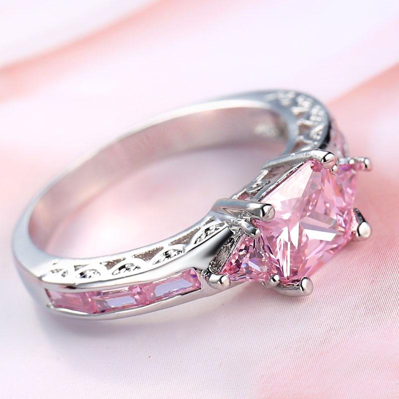 Винтажный стиль женщин черный золотой цвет фиолетовый кристалл CZ модные ретро кольца ювелирные изделия