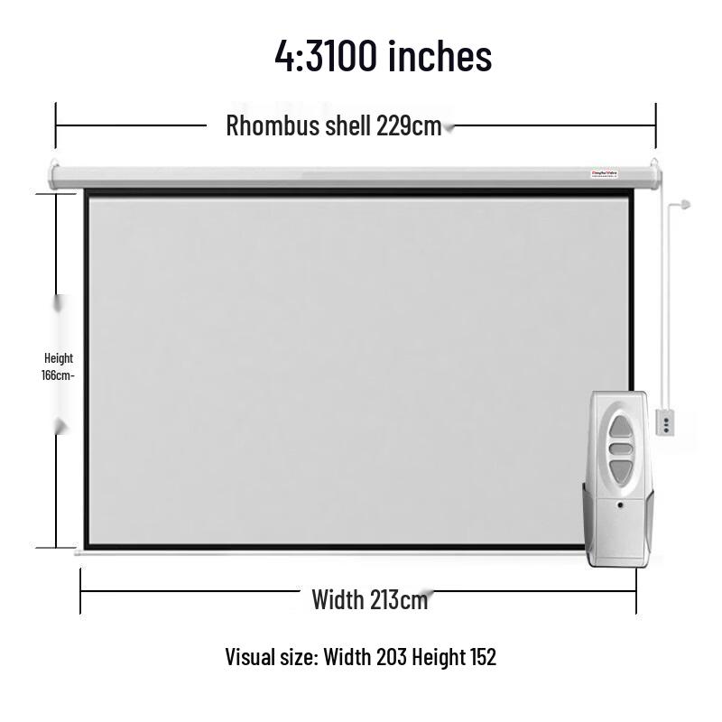 Lancaihe Electric Remote HD Projector Screen