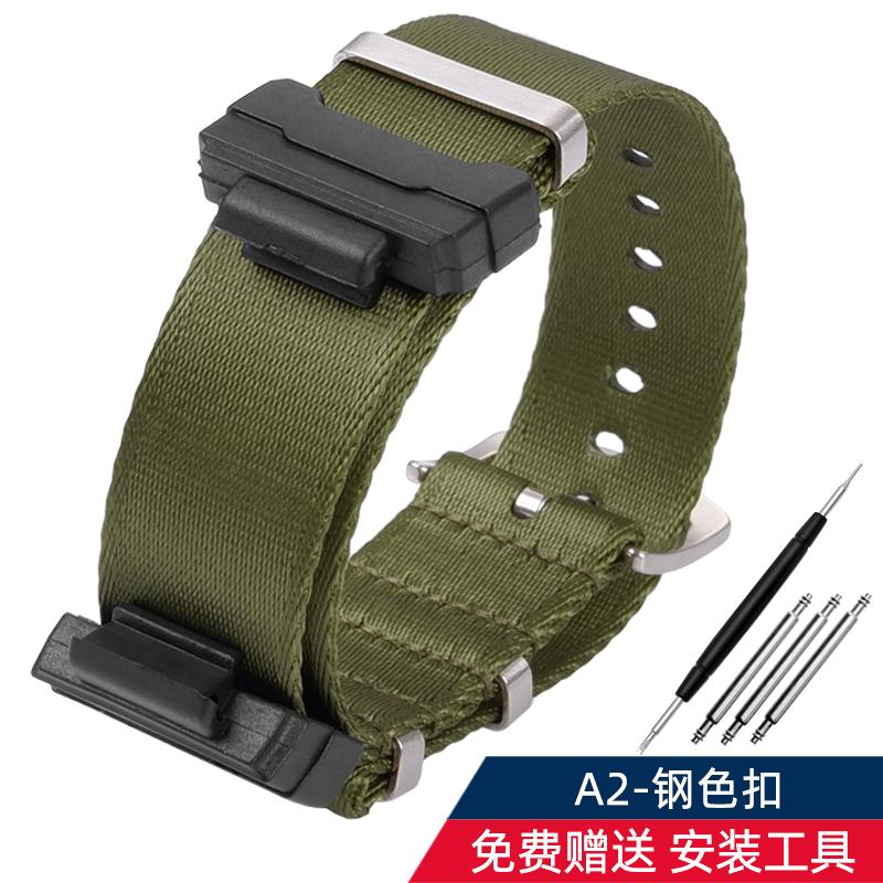 Адаптер 16 мм + Нейлоновый ремешок для Casio Gshock GA120 GA100 5600 GWM5610 DW6600 Аксессуары для ремешка часов