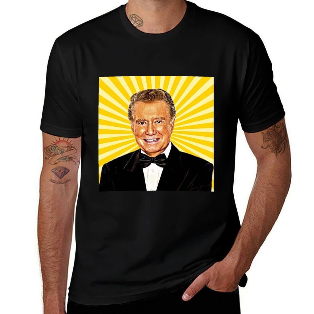 Regis Philbin T-Shirt t shirt custom print t shirts for man graphic funny mens graphic t shirts T-Shirt