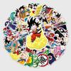 50 наклеек с персонажами японского аниме Dragon Ball для DIY-граффити на чемоданах, блокнотах и пеналах.
