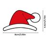 For Tesla Model 3/y Christmas Car Emblem Sticker Self-Adhesive Waterproof Festive Santa Hat Antler Decal Holiday Supplies