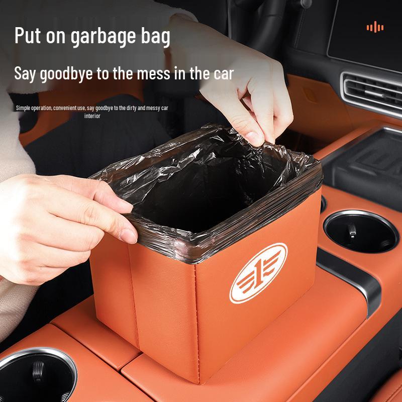 Car Storage Boxes/Folding Trash Cans for FAW Weizhi V2/V5, Xiali N5/N7, Junpai D50/A70