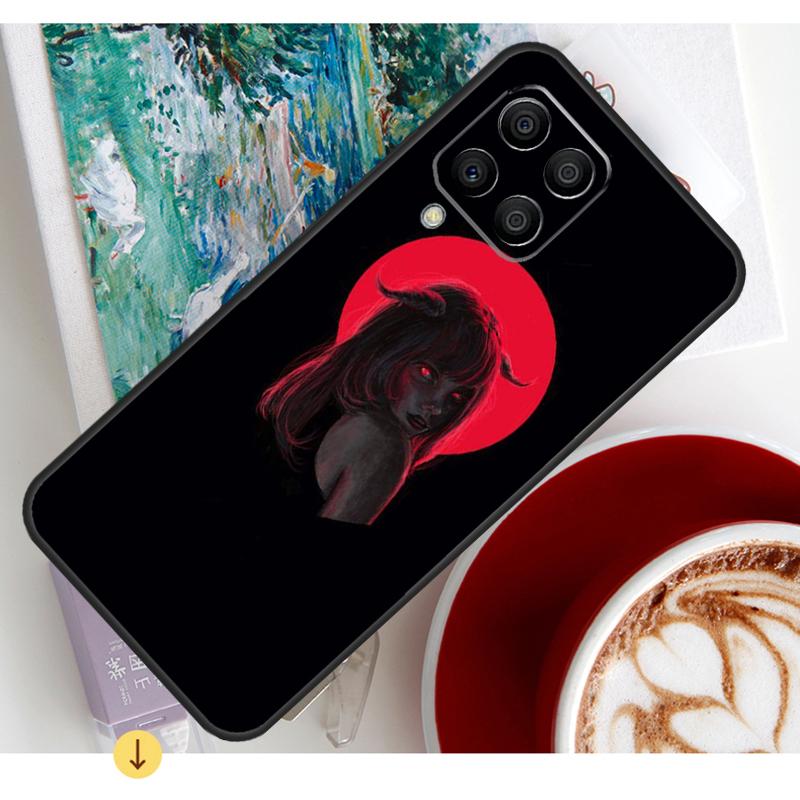 Devil Woman Case For Samsung Galaxy M11 M14 M34 M54 M31 M13 M53 M51 M12 M32 M52 M16 M36 M56 M15 M35 M55