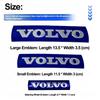 rlcr3 Metal Car Front Grille Emblem Logo Steering Wheel Airbags Badge Stickers For Volvo XC90 V90 V60 XC60 V40 S80 S60 S90 C40 XC40