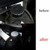 Silver Aluminum Outside Water Tank Cap Cover Trim Fit For Benz C-Class 2015-