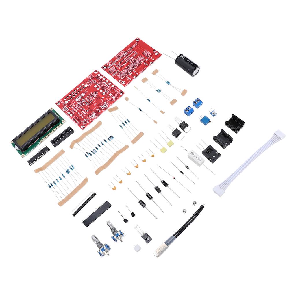0.01 to 2A Adjustable DC Regulated Power Supply DIY Kit LCD Display DIY Power Supply Module Kit with Short Circuit