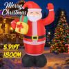 5.91FT Inflatable Toy Santa Claus Gift with LED Lit Xmas Yard Lawn Party Decoration Christmas Home Supplie Ornament Festive Gift