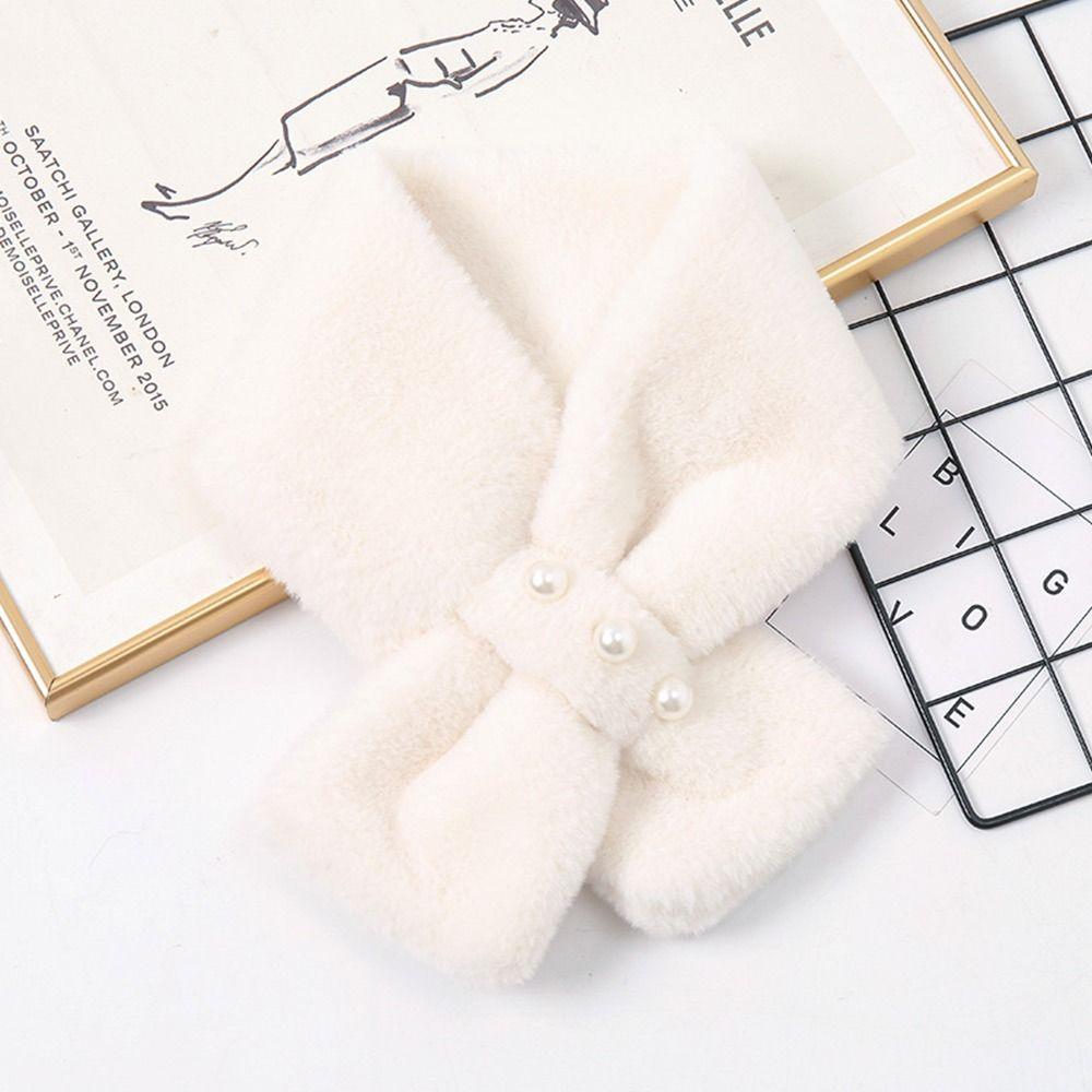 Зимний мягкий удобный искусственный меховой воротник плюшевый шарф крест на шее теплая шаль