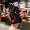 Закаленное стекло с принтом Темная Роза Чехол для телефона iPhone 17 16 15 14 13 12 11 Pro Max 17 Air 7 8 Plus XR XS X