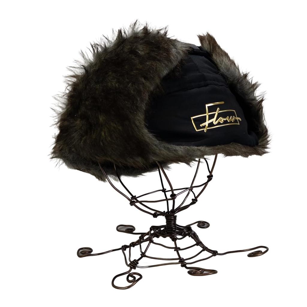 Кепка пилота с ушами x 2way искусственный мех большой размер летная кепка защита от холода водоотталкивающая прочная кепка для мужчин и женщин [Aiming Flow] мужская