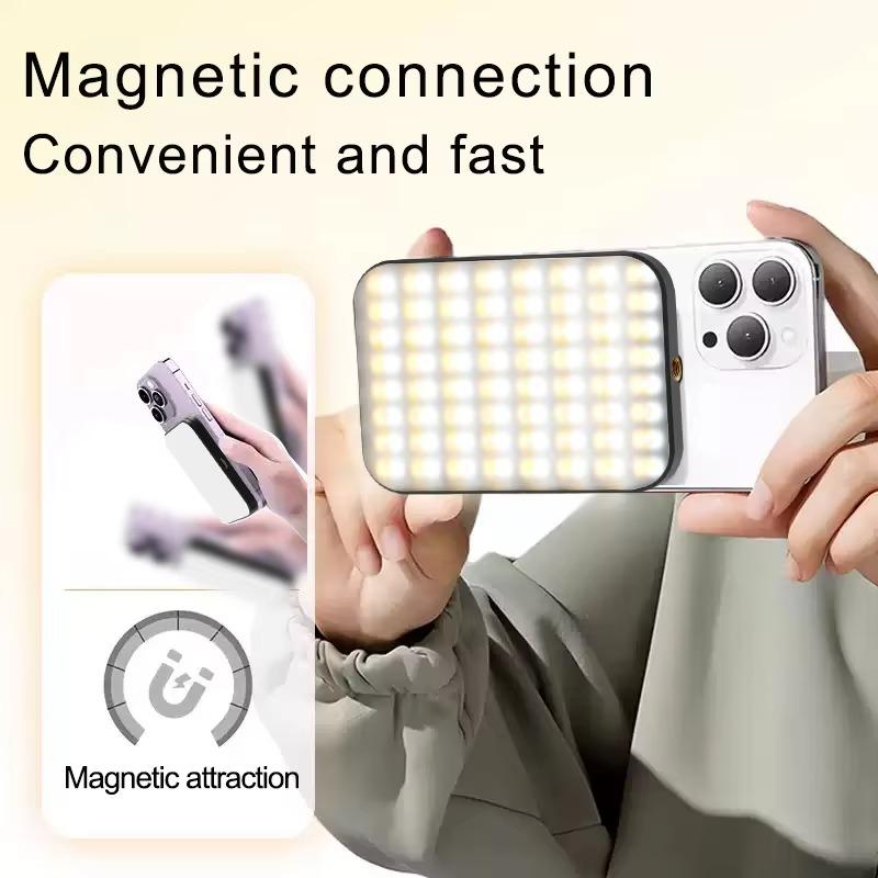 Rgb Led Fill Light Live Broadcast Lamp 3 Color Atmosphere Portable Selfie Light For Phone Camera