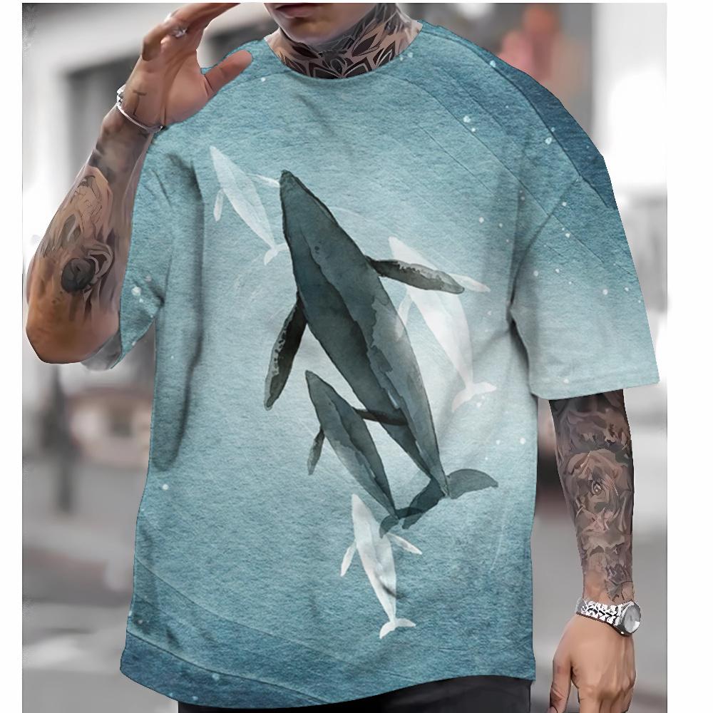 Мужская футболка с короткими рукавами в японском стиле Укиё-э