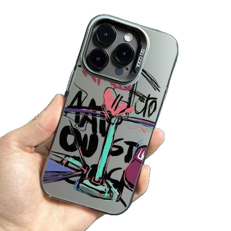 Чехол для iPhone 17 в стиле стрит-арт: Защита от падений, Модный для iPhone 16 Pro, 15, 13 Pro Max и 14X