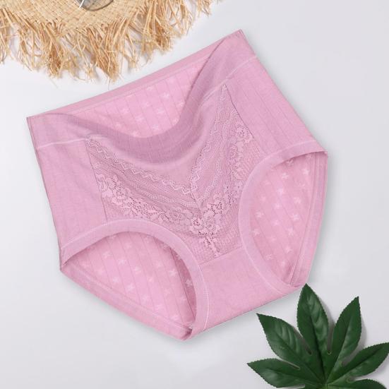 Trendy Women Underpants Lace Cotton Comfortable