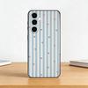 L-голубой в полоску Чехол для телефона Для Samsung Galaxy A73,A72,A71,A70,A53,A52,A51,Другие Мягкий черный чехол