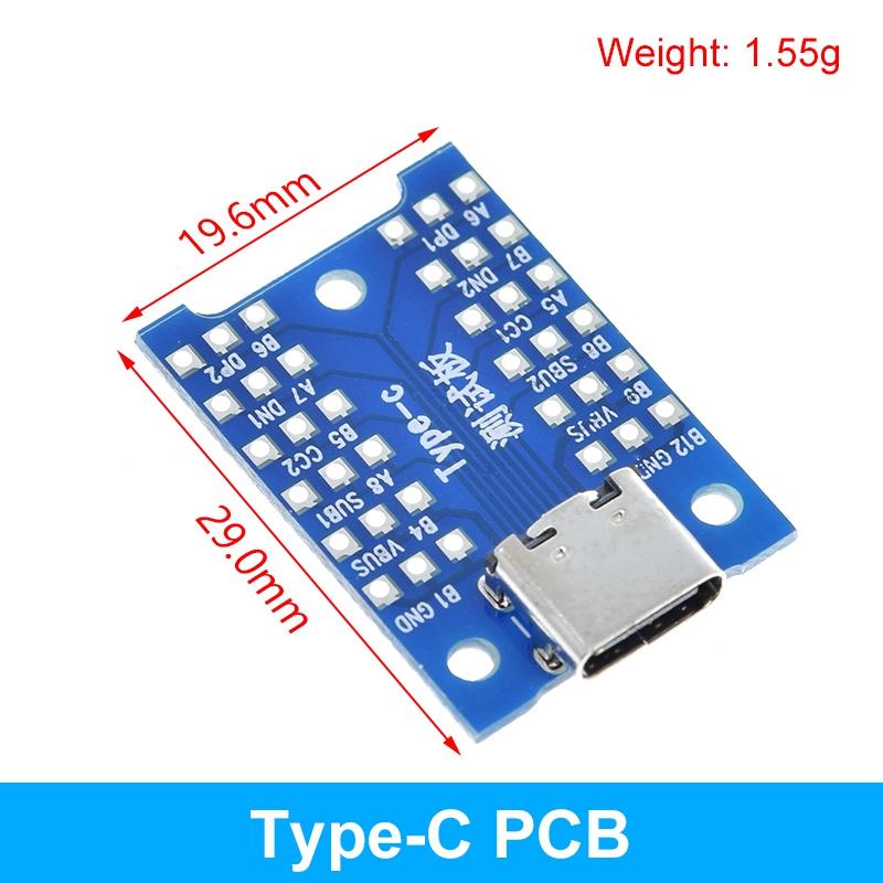 5/10 ШТ. USB-разъем папа / MINI MICRO USB на DIP-адаптер, разъем мама 2.54 Разъем Тип-C USB2.0 3.0 Конвертер-мама