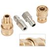1Pcs Pressure Washer Connectors 1/4inch Male Fitting Connector Pressure Washer Coupling Quick Release Adapter Garden Water Kit