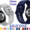 Sport 22mm 20mm Silicone Strap for Samsung Watch 5 6 40mm 44mm 6 Classic 43mm 47mm 4 Classic 42mm 46mm for Huawei Watch 3 Pro /gt Gt2/ 2e /pro Amazfit
