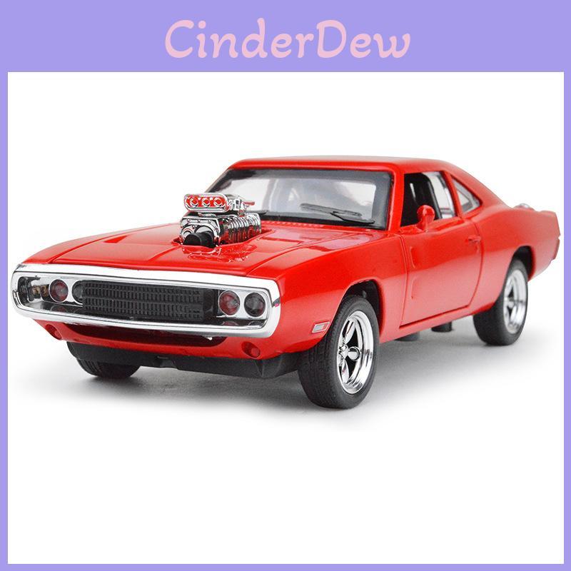 Модель автомобиля Dodge Charger 1970 года, литая металлическая, премиум-качества, с функциями звука и света