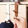 Multiple Colors Cabinet Door Hook Non Perforated Towels Hook Doors Storage Racks Kitchen
