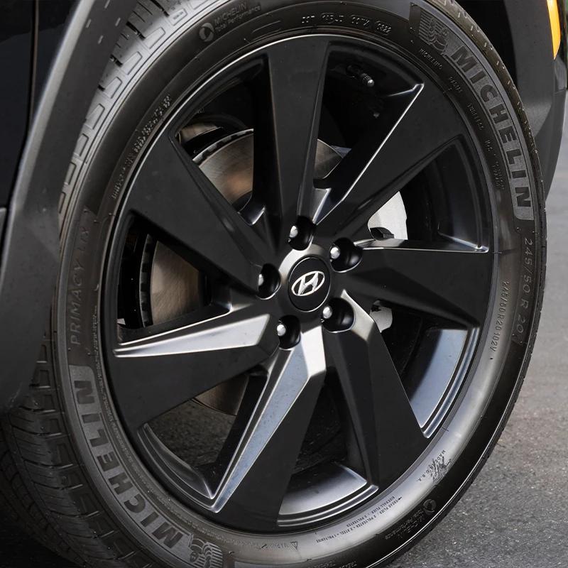 4pcs 56mm 58mm 60mm 65mm Car Wheel Center Caps Hubcap Cover For Hyundai Ioniq Sonata Elantra Solaris Creta Accent Santa Fe I10 XX45