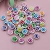100pcs Acrylic Flowers Rose Alphabet Round Beads Butterfly Beads DIY Beaded Material Handmade Necklace Bracelet Jewelry Accessories