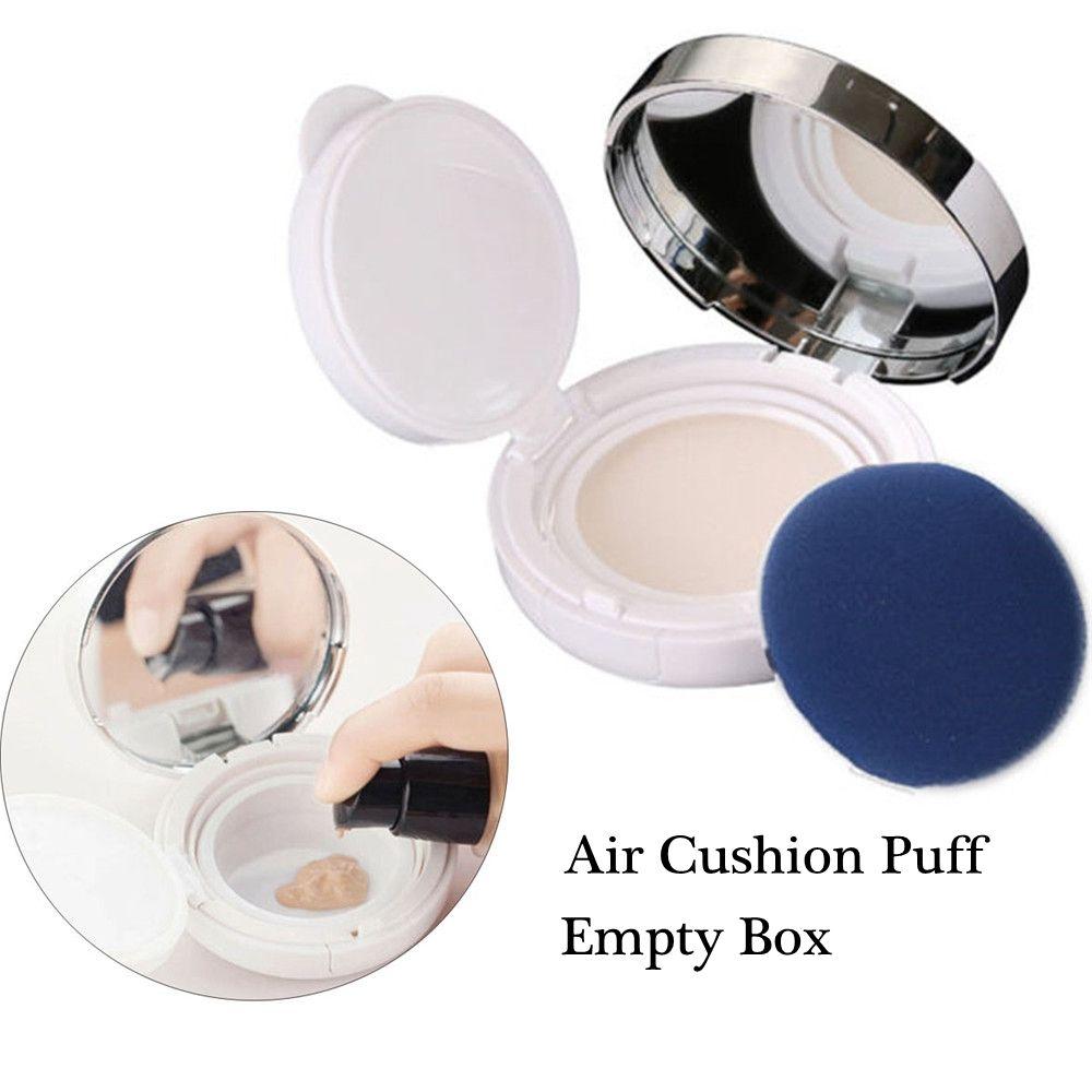 Makeup Tool DIY BB Cream Container Refillable Empty Box With Powder Puff Air Cushion Mirror Case
