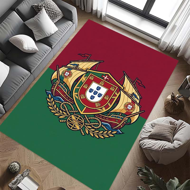 Portuguese Heritage Emblem carpet Doormat Home Decor Bathroom mat Protective pad Room