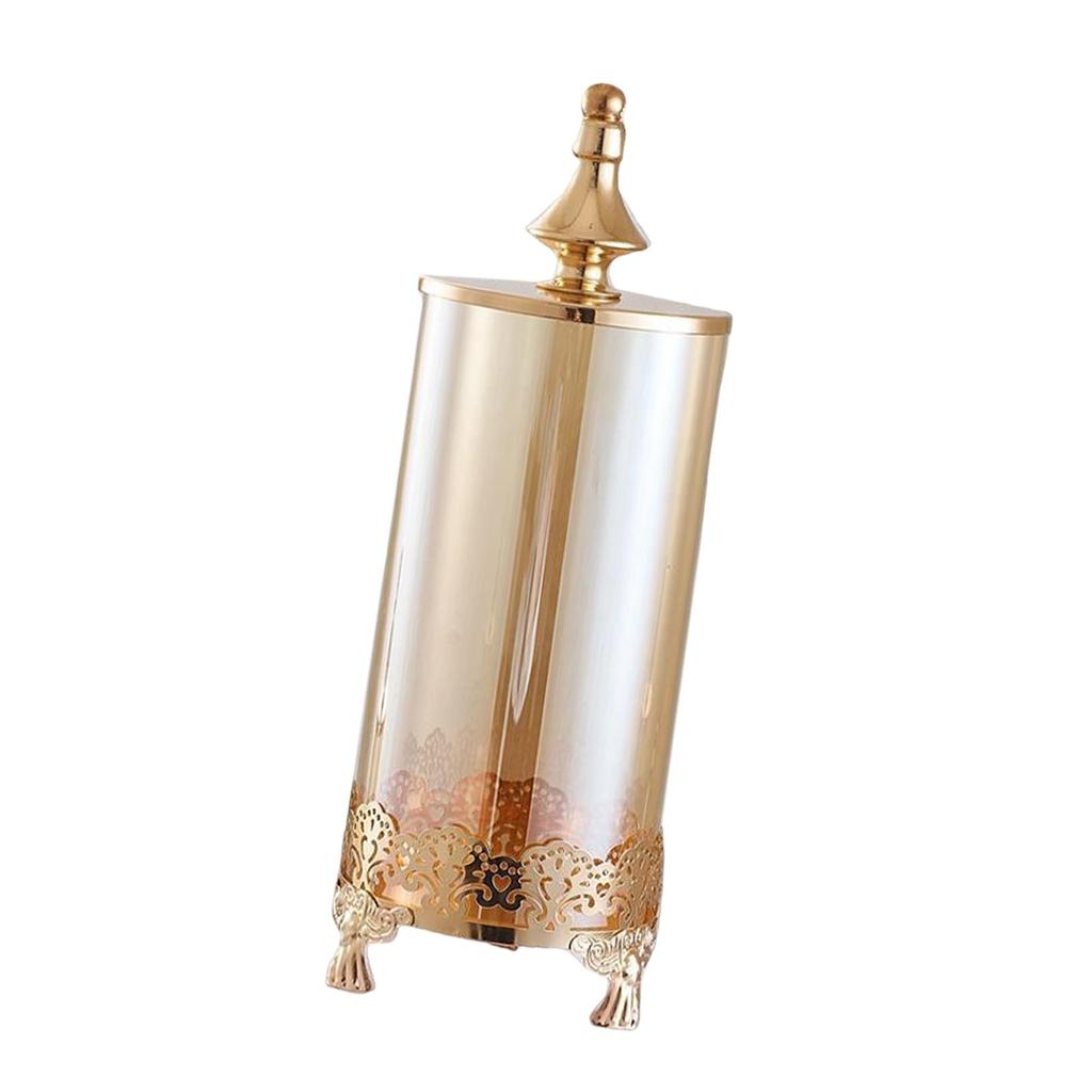 Elegant Candy Jar Storage Canister with Lid for Living Room Party Decoration