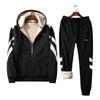 Plus Size Men 'S Sets Fashion Tracksuit Sweatshirt +Pants Sportswear Suit Pure Winter Suit