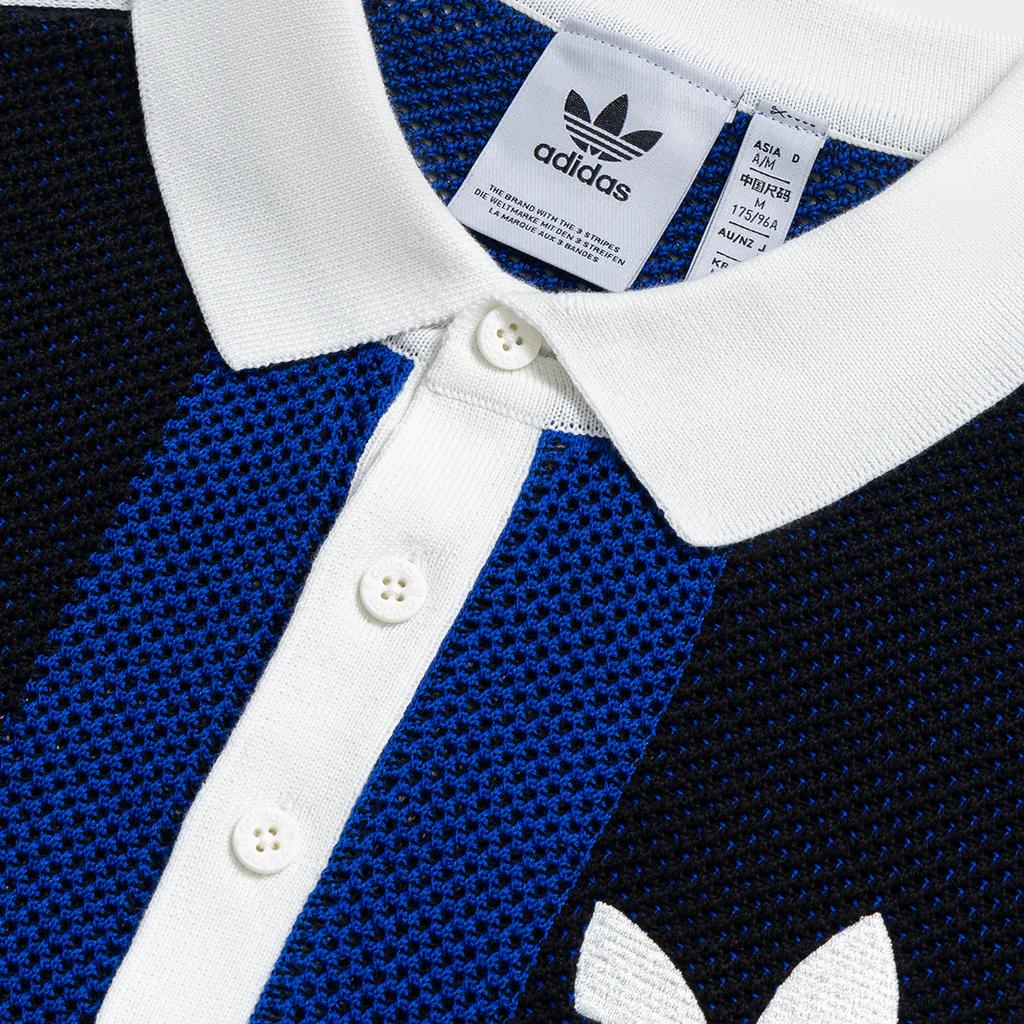adidas Рубашка поло с коротким рукавом Originals Blokecore, унисекс, черный цвет JL5986