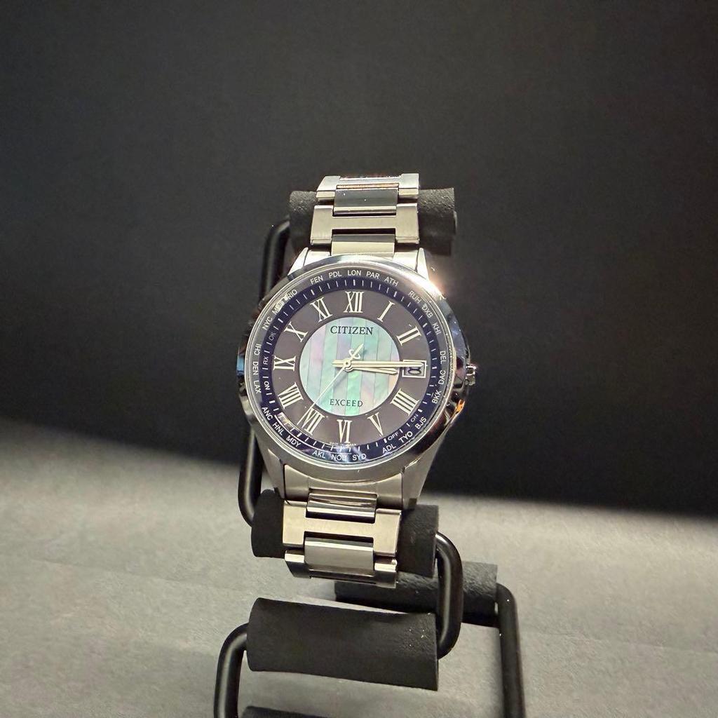 Used [With Warranty] CITIZEN Solar Radio CB1110-70W Oath Arrow Mother-of-Pearl