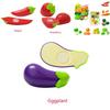 Яркий детский игровой набор для ролевых игр Кухня Фрукты Овощи Пищевой игрушечный набор для нарезки Детский подарок