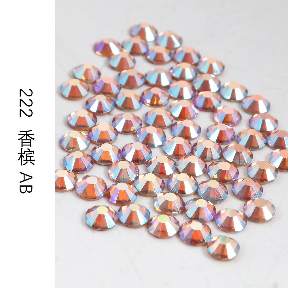Ss3-Ss30 Разноцветные Стразы AB Стекло Плоское Дно Стразы-Бриллианты Кристалл Цветные Круглые DIY Наклейки для Маникюра Бриллиант