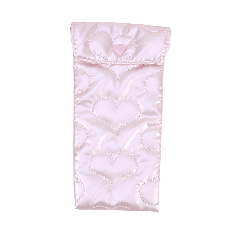 Портативный чехол для очков с бантиком и сердечком, чехол для очков для чтения, мягкий дорожный чехол от царапин для солнцезащитных очков для женщин и мужчин