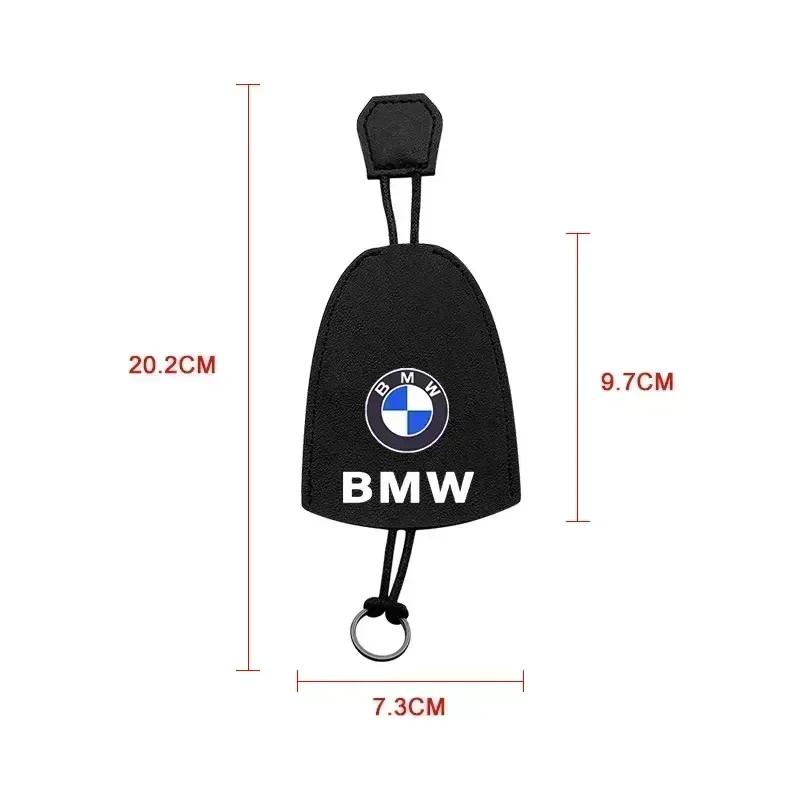 New 2025 E90 New Car For BMW High Quality Leather Car Key Holder Key Case Key Bag For BMW 1 3 5 Series X1 X4 X5 X7 G20 G38