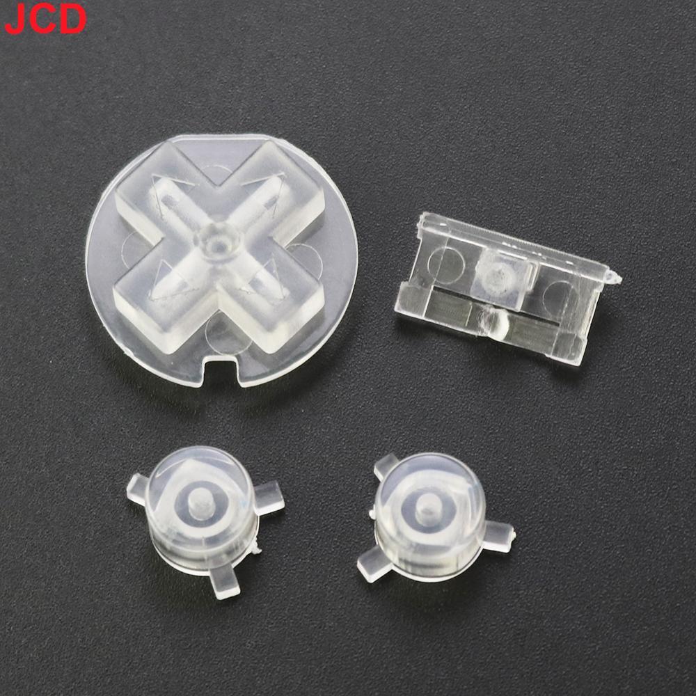 JCD 1 Set Colorful Replacement Buttons Set Replacement For Game boy GBP Console On Off Button A B Buttons D Pads Replace
