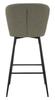 Bar Stool Losanna Green Set 2 Pz Cm 52X59X108