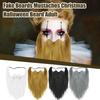 Fake Mustache Beard Funny Halloween Party Fake Beard for Facial Hair