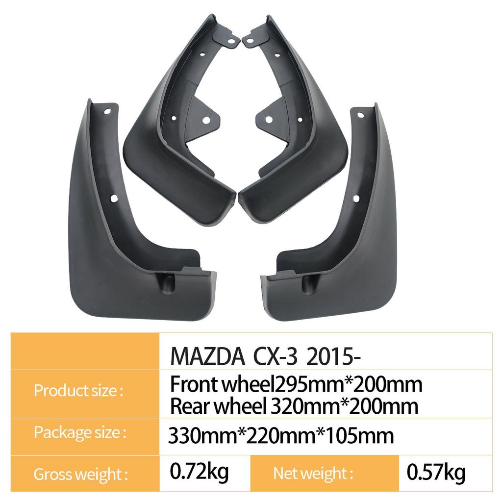 Mazda CX-3 2015- Tire Mudguards for Foreign Trade